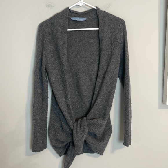 Magnolia Grace gray 100% cashmere open front cardigan size small - Picture 7 of 7